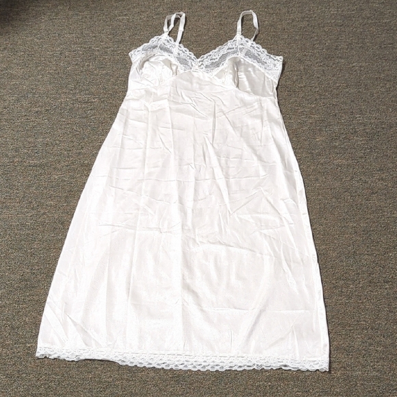 Ashley Taylor Other - Elegant White Lace Trim Slip